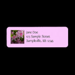 Pink Azaleas Return Address Label