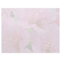 Pink Azaleas W/ Dewdrops flowers Personalized Letterhead