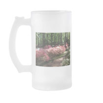 Pink Azaleas Woodland Path Coffee Mug