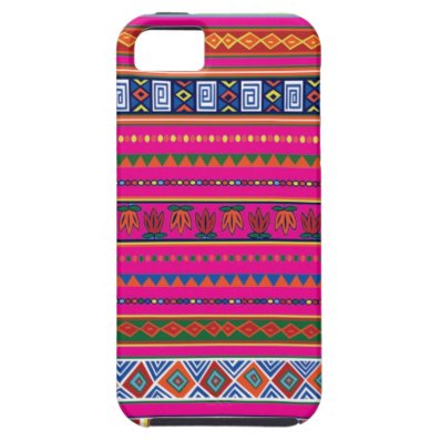 Pink Aztec Pattern iPhone 5 Covers