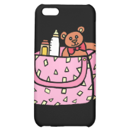 pink baby bag iPhone 5C cases