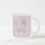 pink baby buggy mug