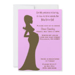 Pink Baby Bump Invitation
