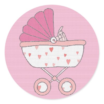 pink baby carriage