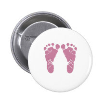 Pink baby footprints