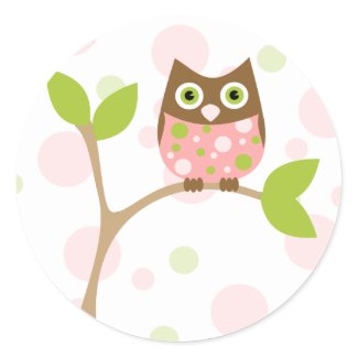  Birthday Party on Pink Owl Baby Shower Invitation At Zazzle Ca