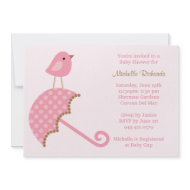 Pink Baby Shower Invitation invitation