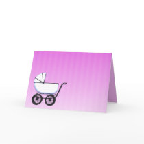 Pink Baby Shower Invitation Greeting Cards