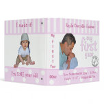 Pink Baby's First Year Keepsake Album Binder