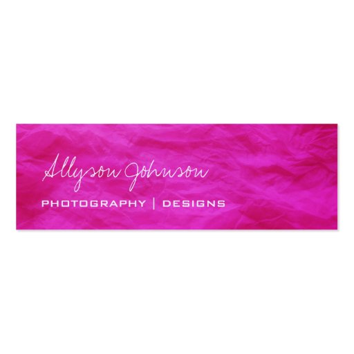 Pink Background Business Cards