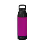 Pink Background on a Water Bottle