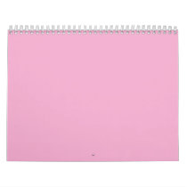 Pink Backgrounds on a Calendar