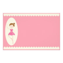 Pink Ballerina 1 Stationery