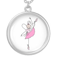 Pink Ballerina Three Necklace