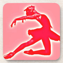 Pink Ballet Coaster
