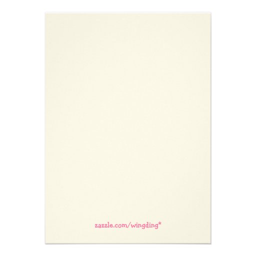 Pink Ballet Dancer Birthday Party Announcements