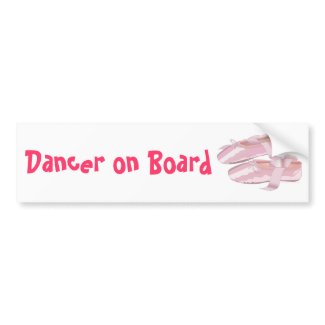 Pink Ballet Shoes Slippers Dancer on Board