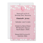 Pink Balloon Brithday Invitation