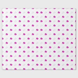 Pink Balloon Pattern Wrapping Paper