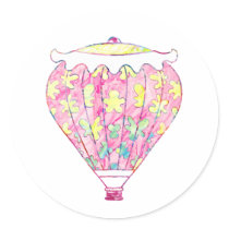 Pink Balloon stickers