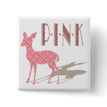 Pink Bambi Square Botton buttons by EuphorianChic Pink Bambi Square Botton buttons