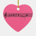 Pink Band Geek Ornament