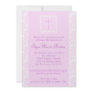 Pink Baptism/Christening Invitation
