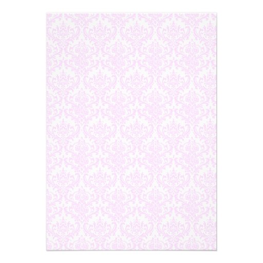 Pink Baptism/Christening Invitation