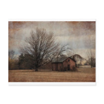 Pink Barn Postcard