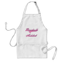 Pink Baseball Addict aprons