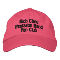 Pink Baseball Hat embroidered hats by coffeebean17339 Pink Baseball Hat embroidered hats