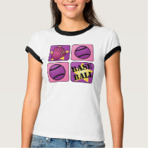 PInk Baseball t-shirts by mikaushop PInk Baseball t-shirts