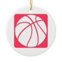 Pink basketball