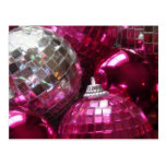 Pink Baubles postcard