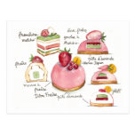 Pink Bavoirois Post Card