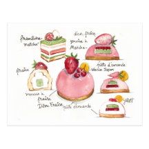 Pink Bavoirois Post Card