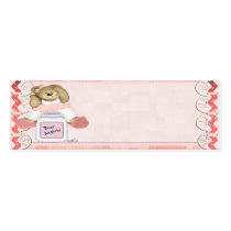 Pink Bear Aspirin profile cards by nextstopitaly Pink Bear Aspirin profile cards