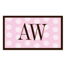 Pink Bedotted Business Card