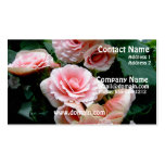 Pink Begonia Busness Card Business Card