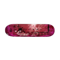 pink believe skateboard