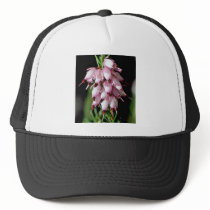 Pink Bell-Shaped Cluster flowers Mesh Hats