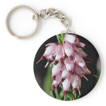 Pink Bell-Shaped Cluster flowers Keychains