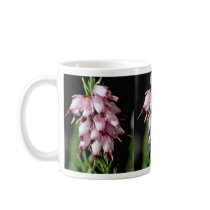 Pink Bell-Shaped Cluster flowers Coffee Mugs