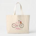 Pink Bicycle with Streamers Bag