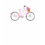 Pink Bicycle with Streamers Tee Shirt