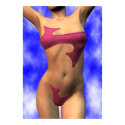 Pink Bikini Poster posters by JenniesDesigns Pink Bikini Poster posters