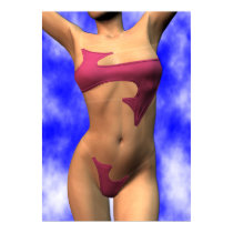 Pink Bikini Poster posters