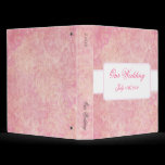 Pink Binder binders