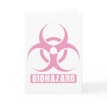 Pink Biohazard cards by QueenHare Pink Biohazard cards