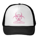 Pink Biohazard Trucker Hat